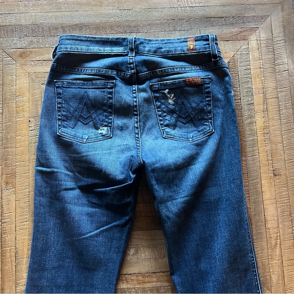 7 for all man kind straight leg a pocket jeans - Picture 2 of 6